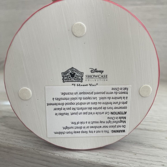 NEW Enesco -Jim Shore- Disney Traditions I Heart You Minnie Mouse Globe 4059187 - Picture 9 of 12